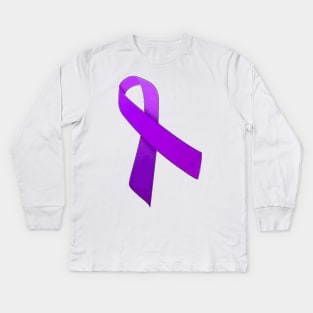 awareness ribbon Kids Long Sleeve T-Shirt